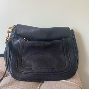 Marc Jacobs black leather crossbody